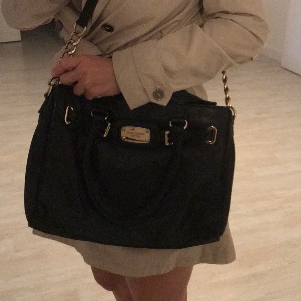 Michael Kors Leather Large Black Purse
